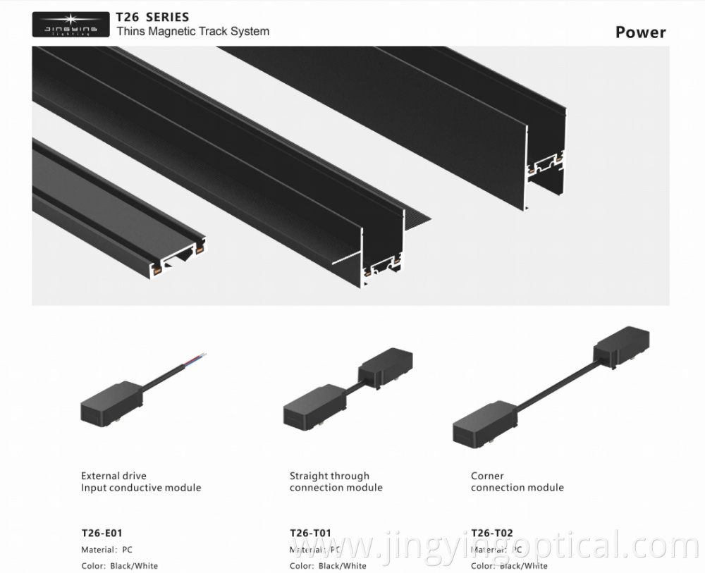 Ultrathin Magnetic Track Light System 8